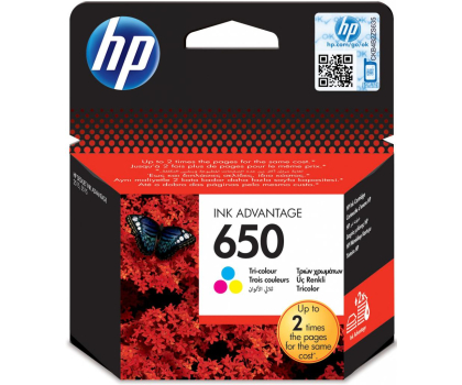 Tusz HP 650 CMY color 200str.
